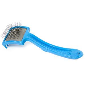 Купить Зооник пуходерка для собак и кошек пластмассовая малая с граблями