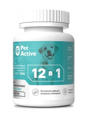 Купить biopetactive мультивитаминный комплекс для собак всех пород 12 в 1