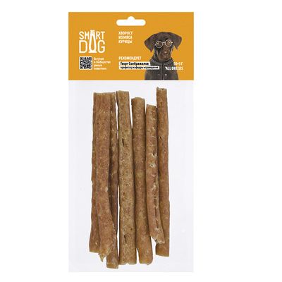 Купить smart dog лакомства лакомство для собак хворост из мяса курицы