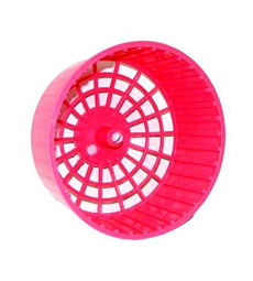 Купить №1 игрушка для грызунов колесо пластиковое, розовое