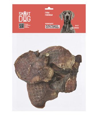 Купить smart dog лакомства лакомство для собак губы говяжьи