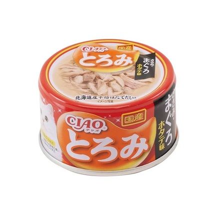 Купить inaba Тороми консервы для взрослых кошек (куриное филе, тунец магуро со вкусом гребешка)