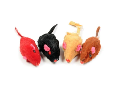 Купить triol игрушка для кошек Мышь цветная 