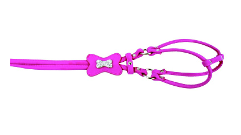 СКИДКА Dezzie шлейка для собак с поводком бабочка розовая
