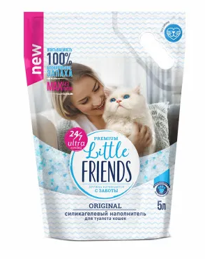 Little Friends Original наполнитель силикагелевый для кошек