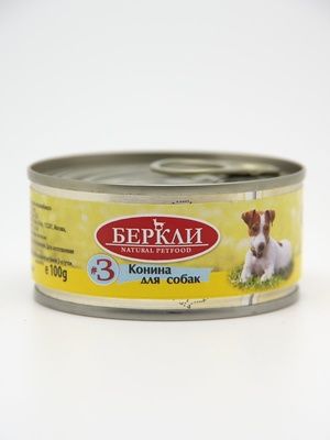 Купить berkley консервы для собак с кониной local