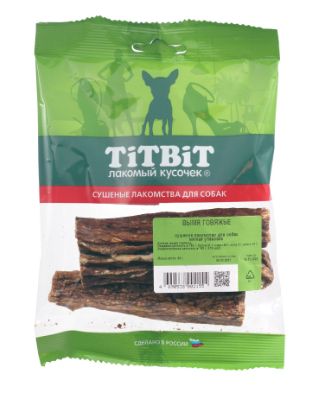 Купить titbit Лакомство для собак мелких пород вымя говяжье