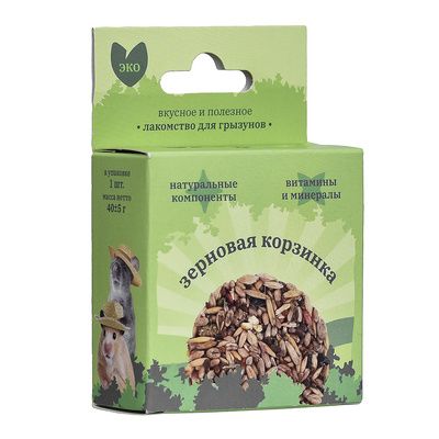 Купить mr.crisper лакомство для грызунов: Зерновая корзинка