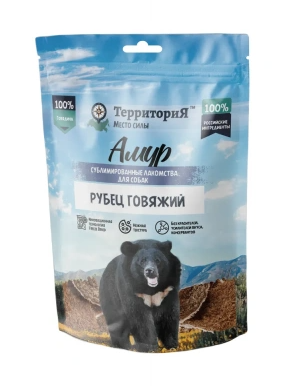 Купить ТерриториЯ Амур лакомство сублимированное для собак Рубец говяжий