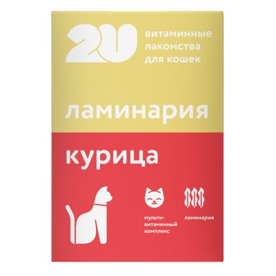 Купить 2u витаминное лакомство для кошек "Для крепкого иммунитета"