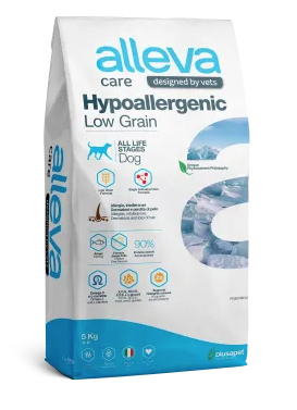 Купить  alleva care dog adult hypoallergenic low grain сухой диетический гипоаллергенный корм для взрослых собак всех пород для снижения пищевой непереносимости