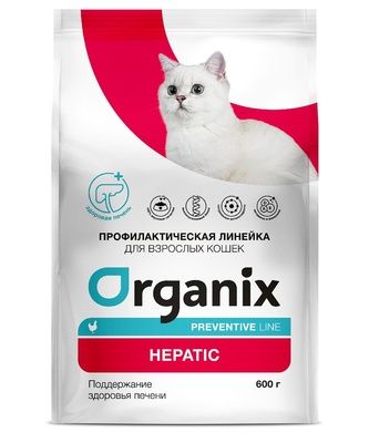 Купить organix preventive line hepatic сухой корм для кошек "Поддержание здоровья печени"