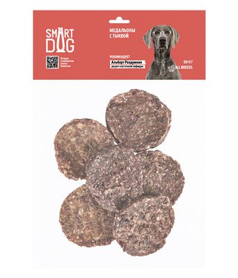 Купить smart dog лакомства лакомство для собак медальоны с тыквой