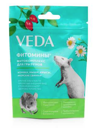 Купить ВЕДА Фитомины с фитокомплексом для грызунов