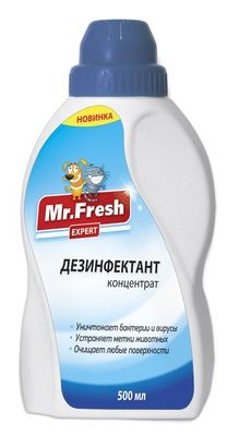 Купить mr.fresh средство для уборки помещений, дезинфектант, концентрат