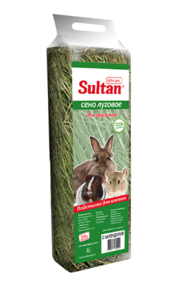 Купить Султан Сено для грызунов луговое с календулой