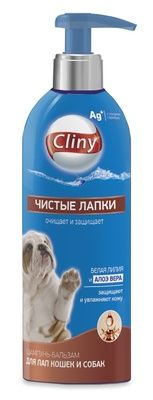 Купить cliny чистые лапки Шампунь-бальзам для лап для собак