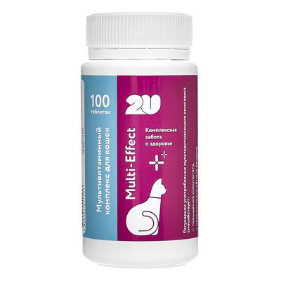 Купить 2u Мультивитаминный комплекс для Кошек "multi-effect"
