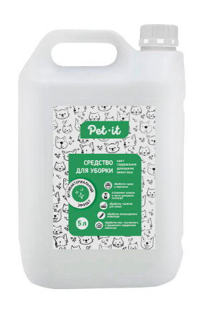 Купить pet-it средство для уборки мест содержания домашних животных, с антибактериальным эффектом для кошек и собак