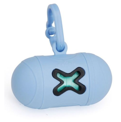 Купить camon  citygo диспенсер для пакетов голубой