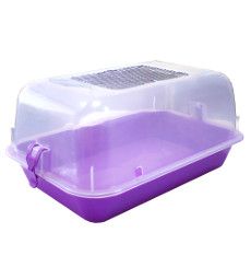 ZOOexpress террариум с металлической дверкой полупрозрачный