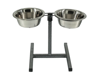 Купить Каскад металлическая регулируемая подставка с мисками для собак и кошек
