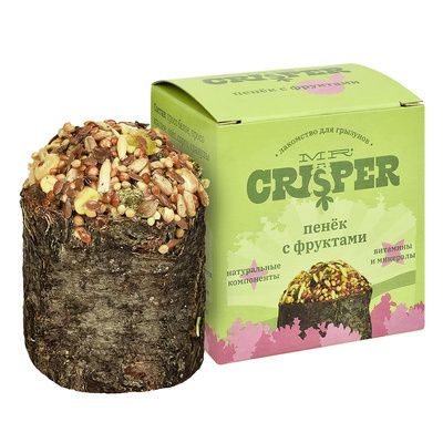 Купить mr.crisper Лакомство для грызунов "Пенек" с фруктами
