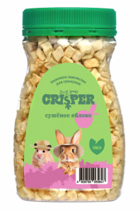 MR.Crisper Лакомство для грызунов: Сушеное яблоко