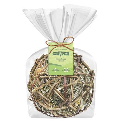 Купить mr.crisper лакомство ивовый шар с сеном