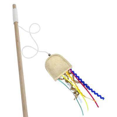 Купить lelap Игрушка дразнилка для кошек "Медуза" с бубенчиком