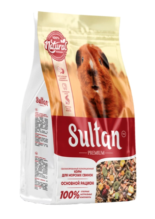 Купить Султан premium Корм сухой для морских свинок Основной рацион