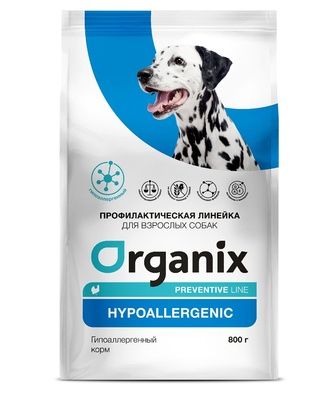 Купить organix preventive line hypoallergenic сухой корм для взрослых собак всех пород