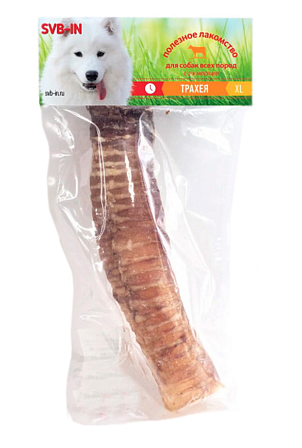 Купить svb-in лакомство для собак крупных пород, трахея говяжья xl
