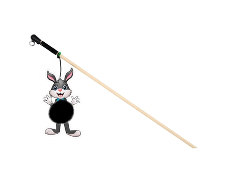 Купить gosi Игрушка для кошек Дразнилка-удочка Заяц