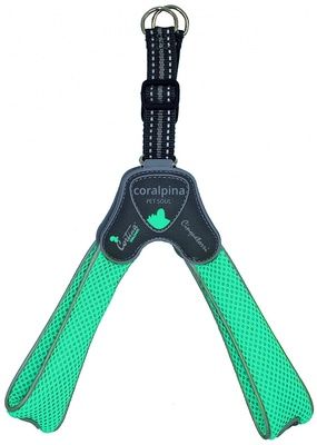 Купить cortina (coralpina) мягкая шлейка для собак "Супер Комфорт", бирюзовый