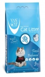 Van Cat комкующийся наполнитель для кошек без пыли с ароматом весенней свежести, пакет