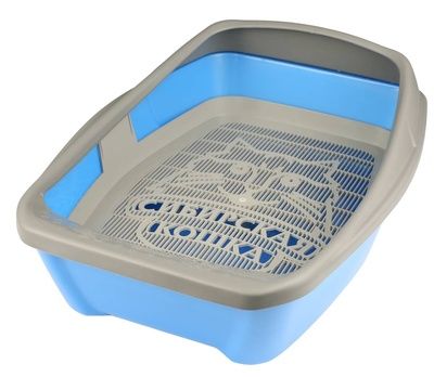 Купить Сибирская кошка туалет Евро для кошек глубокий с сеткой и бортиком