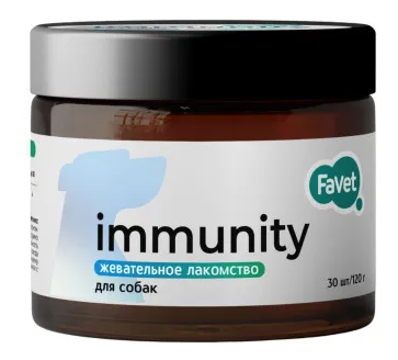 Купить favet ferrumactive soft chews мультивитаминное лакомство для собак для иммунитета