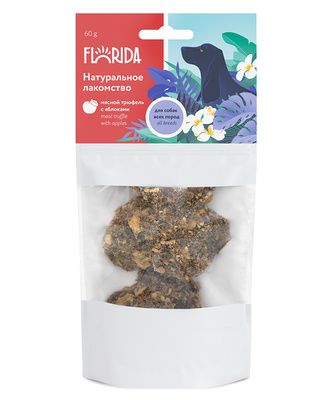Купить florida лакомство для собак Мясной трюфель с яблоками
