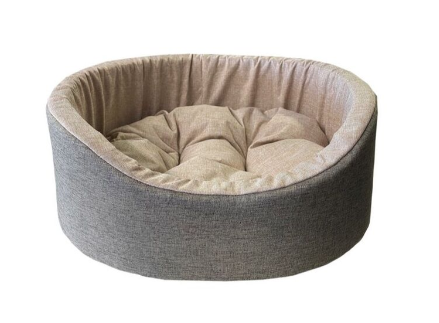 Купить homepet Жаккард melange №1 лежак коричнево-розовый для собак и кошек