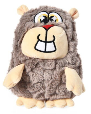 Купить homepet premium игрушка для собак кролик антистресс с эффектом памяти, пищалкой и шуршалкой плюш серый