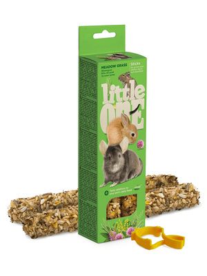 Купить little one лакомство палочки с луговыми травами для морских свинок, кроликов и шиншилл