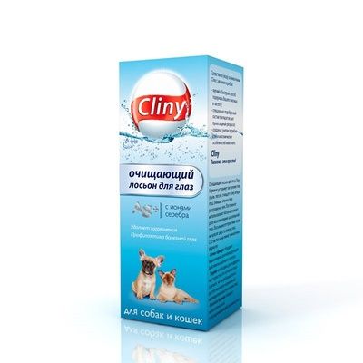 Купить cliny лосьон для глаз для кошек и собак