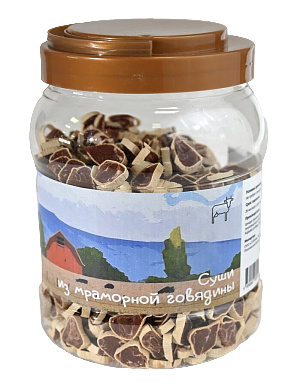 Nord Farm лакомство для собак Суши из мраморной говядины