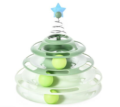 Купить homecat premium игрушка для кошек трек четырехуровневый с мячиками и игрушкой пластиковый