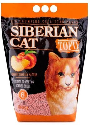 Купить Сибирская кошка наполнитель для кошек тофу персик
