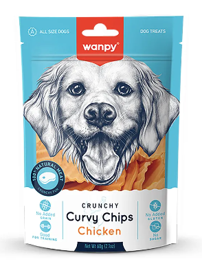Wanpy Dog лакомство для собак «хрустящие чипсы» из курицы