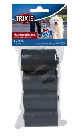 Купить trixie полиэтиленовые черные пакеты для уборки за собаками