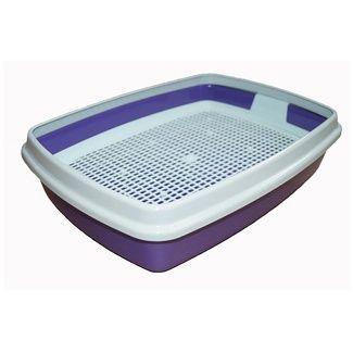 Сибирская кошка туалет "мяус" для кошек с сеткой и бортиком