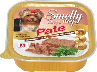 Купить Зоогурман влажный корм для собак "smolly dog" телятина с утиной печенью (ламистер)